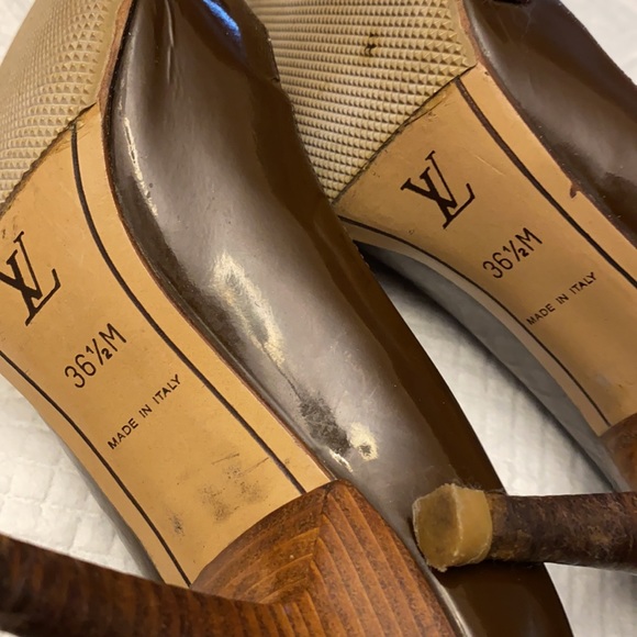 SOLD - Louis Vuitton 36.5 Vernis High Heels - Picture 15 of 17